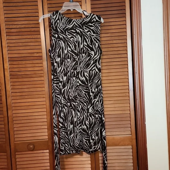 Zebra Animal Print Brown/Beige SZ M iZ Byer - Picture 2 of 5
